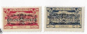 Fiume Sc #E14-E15  set of 2 OG/MH