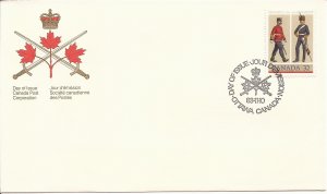 1983 Canada FDC Sc 1007 - Army Regiments
