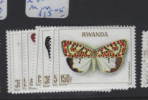 Rwanda Butterfly SC 905-12 MNH (9gvg)