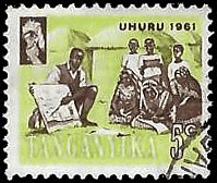 TANGANYIKA   #45 USED (3)