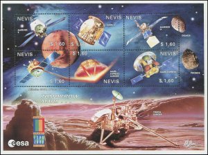 Nevis 2000 Sc 1213 Space Mars Lander Viking CV $7.50