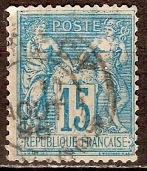 France; 1892: Sc. # 103:  Used Cpl. Set