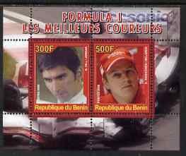 BENIN - 2008 - Formula 1, Great Drivers #3 - Perf 2v Sheet - MNH - Private Issue