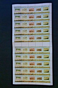 Australian Stamps Mint 37c 1988 Sheet 50 Early Years MUH Sydney Paramatta   