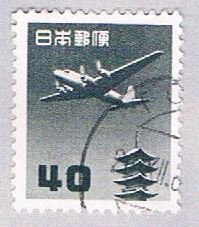 Japan C18 Used Pagoda and Plane 1951 (BP34530)