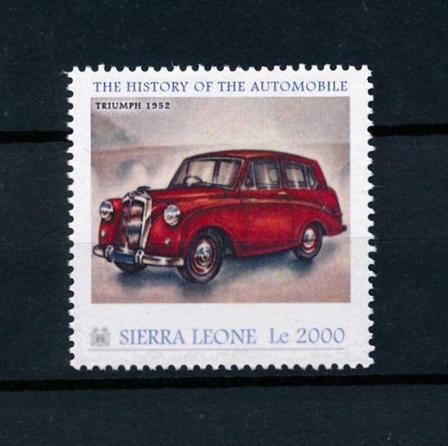 [76414] Sierra Leone 2010 Classic Cars Triumph 1952 Type Mayflower MNH