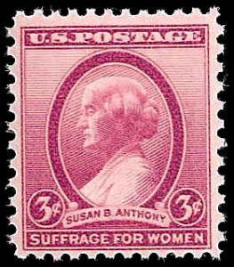 # 784 MINT NEVER HINGED SUSAN B. ANTHONY