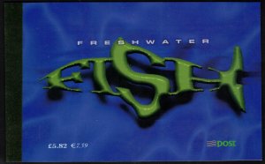 IRELAND  2001 Freshwater Fish Booklet; Scott 1347a-c, SG SB93; MNH