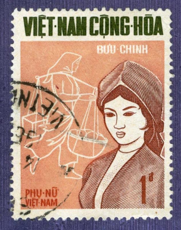 Vietnam - SC #344, USED ,1969 - Item VIETNAM215NS5