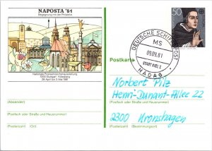 Germany 1981 FDC - MS Stadt Kiel I - PPC - F67778