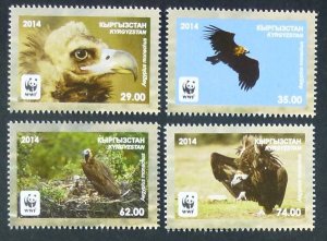 2014 Kyrgyzstan 785-788 WWF, birds of prey 13,00 €