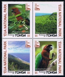 2017 Tonga 2146-2149VB Birds / Parrots 26,00 €