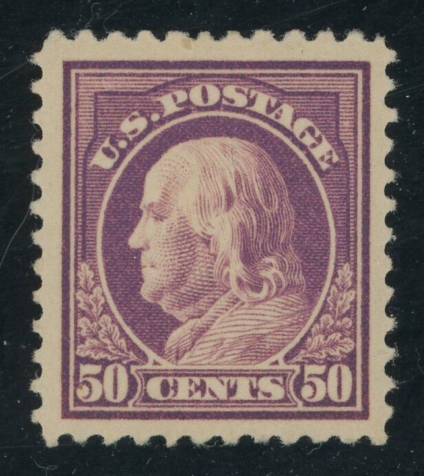 USA 517 - 50 cent Franklin Perf 11 - VF/XF Mint-h - Cat $50.00 Sound Stamp