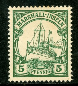 Marshall Islands 1901 Germany 5 pfg Green Sc #14 Mint E611