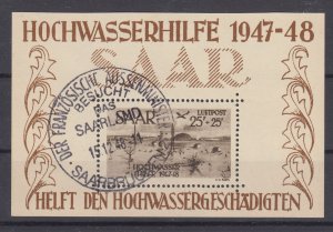 SAAR 1948 Sc#CB1a Mi#SS 2 used (DR1654)