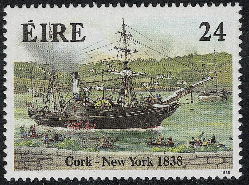 Ireland - 1988 - Scott #716 - MNH - Transatlantic Steamship