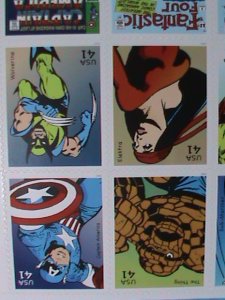 ​UNITED STATES-2007 SC#4159-MARVEL COMICS-SUPER HEROES MNH SHEET VERY FINE