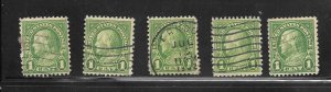 #632 Used stamps 10 Cent Collection / Lot (my6)