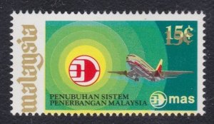 MALAYSIA 1973 Airlines 15c various colour shifts & 15c 'double' MNH........B1508