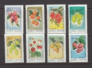 VIETNAM - SC# 1141-1148 FRUITS - MNH