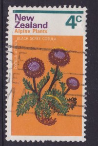 New Zealand 1972 Alpine Plants Black Scree Catula 4c -used