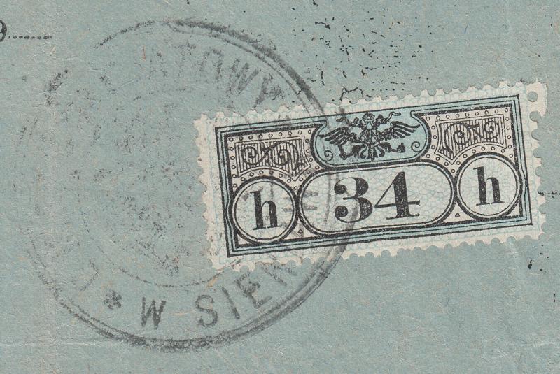 West Ukraine - 18.2.1902 Power of Attorney using 34h fiscal stamp