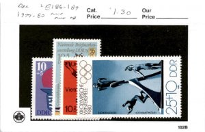 Germany - DDR, Postage Stamp, #B186-B189 Mint NH, 1977 Olympics (AB)