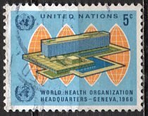 United Nations N.Y.; 1966: Sc. # 156: O/Used Single Stamp