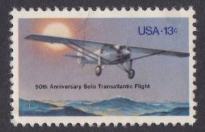 USA - 1977 - Lindenberg Flight  13c -used
