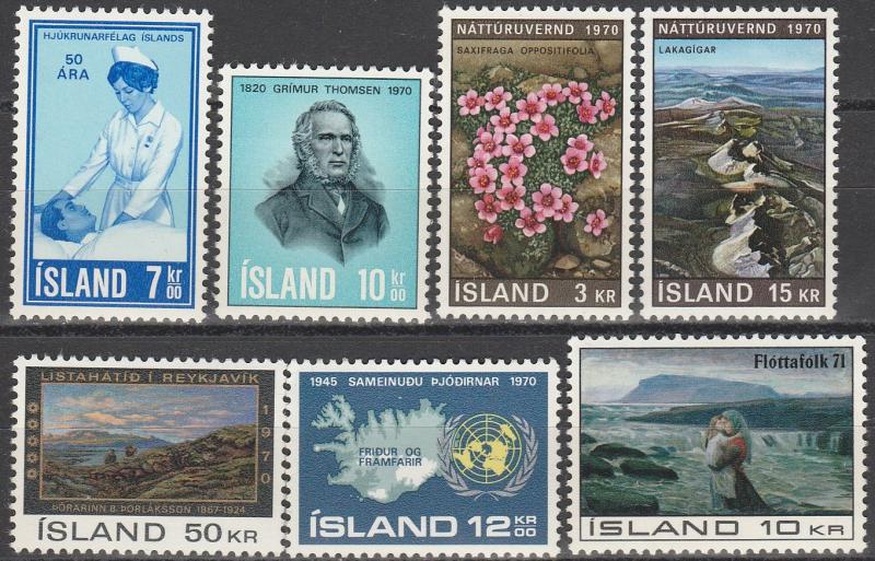 Iceland #422-8  MNH CV $5.35 (A3338)