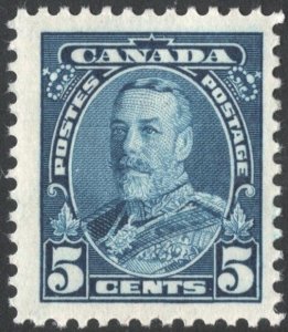 Canada SC#221 5¢ King George V Single (1935) MNH