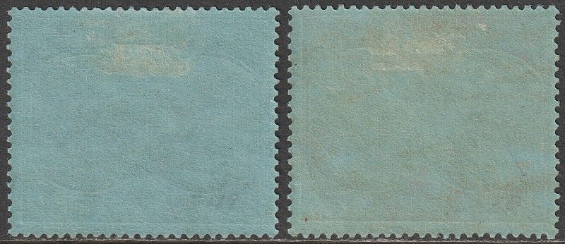 EDSROOM-14661 St Kitts & Nevis 49-50 HR 1922, 1927 George V High Values CV$40