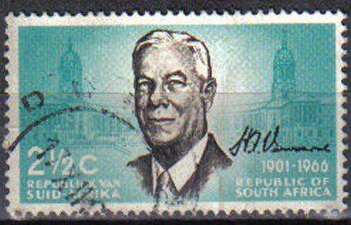 SOUTH AFRICA, 1966, used 2½c, Verwoerd Commemoration.