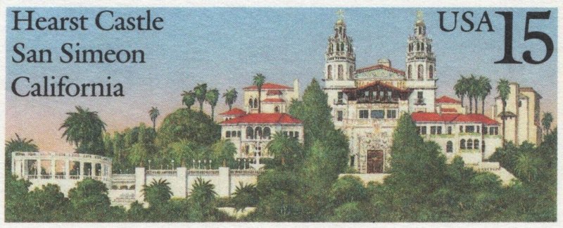 #UX125 15c Hearst Castle, Mint **ANY 5=FREE SHIPPING**