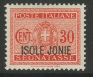 Ionian Islands Postage Due 1941 30c MH* Italy Colony A18P16F654