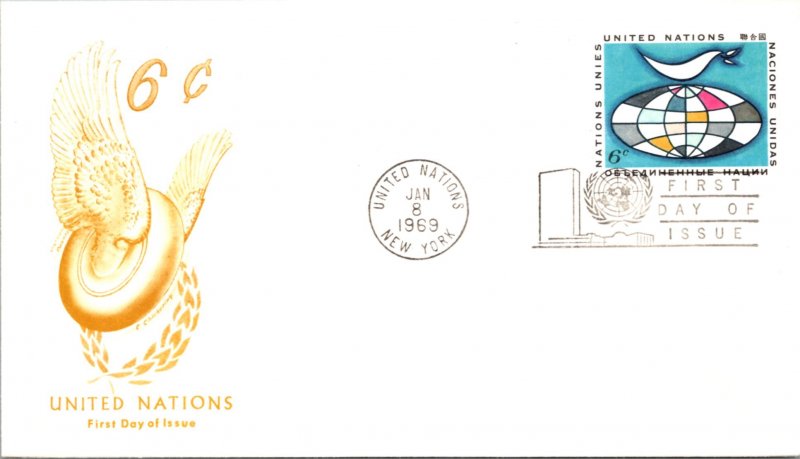 United Nations, New York, Postal Stationary, Worldwide First Day Cover