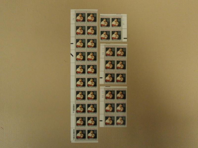 USPS Scott 2367 22c 1987 Christmas Moroni National Lot of...