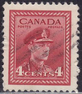 Canada 254 King George VI WWII War 1943