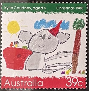 1988 Stamp of Australia of  Koala With Santa's Hat SC#1103 MNH