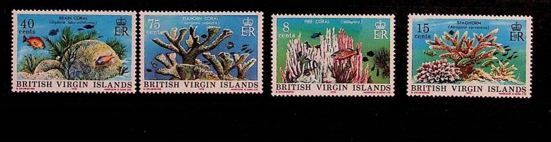VIRGIN ISL. Sc 333-6 NH ISSUE OF 1978 - SEA LIFE - (AA23)