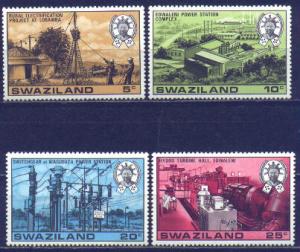 Swaziland #298-301 MNH Set, Hydroelectric Power