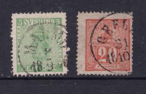 Sweden x 2 used old ones