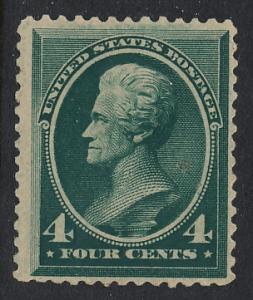 US #211 Jackson mint, Cat=$300