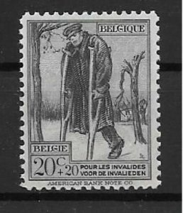 BELGIUM 1923 Aid Wounded Veterans. (1v Cpt) V Fine MLH CV$8