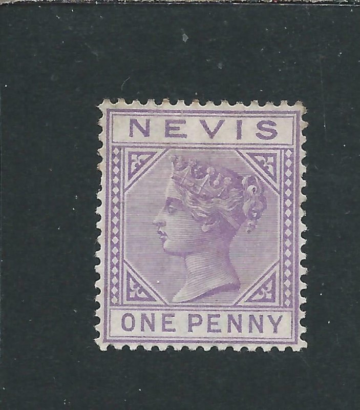 NEVIS 1879-80 1d LILAC-MAUVE MM SG 23 CAT £80