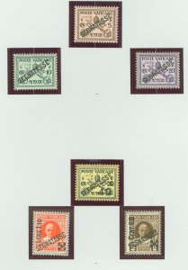 Vatican City #J1-J6 Unused Single (Complete Set)