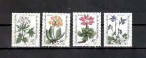 West Berlin - 1983 - Mi. 703-06 (Flowers) - MNH - BV035