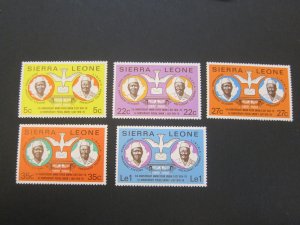 Sierra Leone 1979 Sc 454-58 set MH