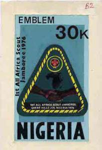 Nigeria 1977 First All Africa Scout Jamboree - original h...