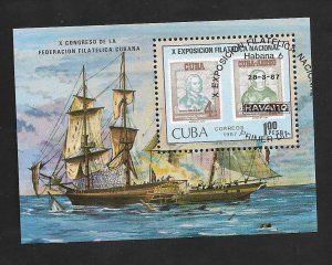 Cuba 1987 - FDC - Souvenir Sheet - Scott #2927
